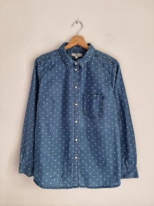 Hampton republic XXL / XXXL 46 bawełniana koszula w groszki kropki 