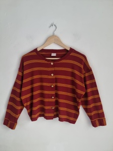 United colors of benetton bluzka wiskozowa w paski S 36 