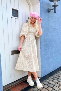 Modstrom sukienka letnia M 38 kwiatki floral print łąka 