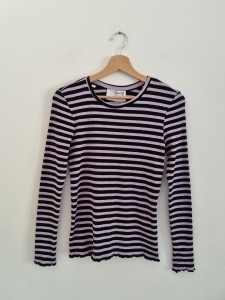 Selected femme longsleeve M 38 paski pasy bawełna