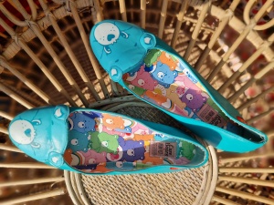 Balerinki Iron Fist Care bears 40 troskliwe misie niebieskie buty 