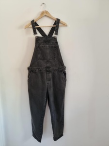Topshop moto czarne ogrodniczki M / L w30 