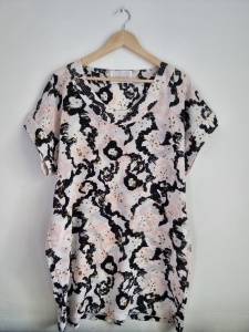 Stine Goya jedwabna tunika XS 34 oversize jedwab