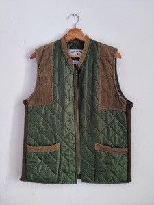 Countrywear M england kamizelka zielona pikowana 