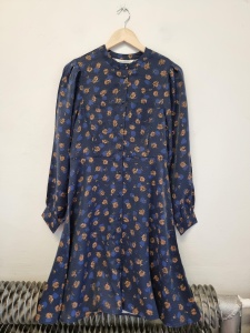 moss copenhagen karalynn shirt dress S 36 sukienka wiskozowa w kwiaty