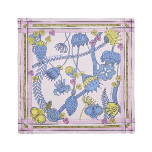Różowa apaszka Lollys Laundry  pink scarf