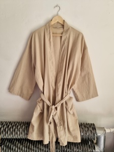 Rusta home lniane kimono szlafrok onesize L 40 