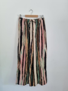 Copenhagen Luxe  S/M wiskozowe spodnie w paski 