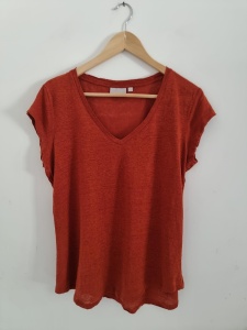 Inwear cph M 38 rudy lniany t-shirt len