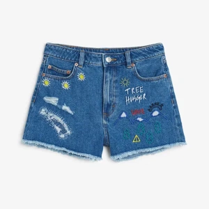 Monki jeansowe szorty 29 M tree hugger 