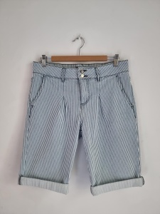 Bermuda shorts spodenki L 40 denim TU bawełna spodenki w paski bermudy 