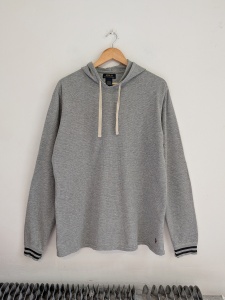 Szara bluza waflowa Polo Ralph Lauren  M bawełna unisex