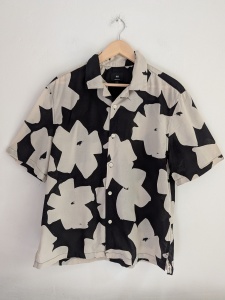 H&M regular fit M w stylu marimekko koszula o męskim kroju 