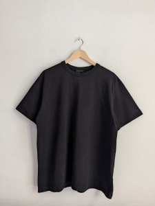 COS czarny t-shirt oversize M 175/100A bawełna 
