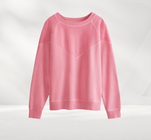 Hush różowa bluza L 40 crewneck