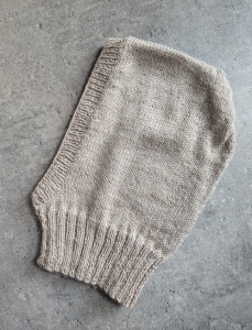 Balaclava kaptur wełniany w kolorze beżowym onesize wełna 