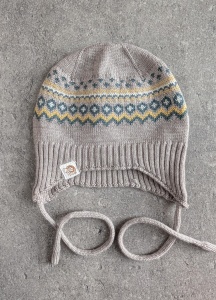 Cubus mini czapka wełna merino 50/56 newborn noworodek