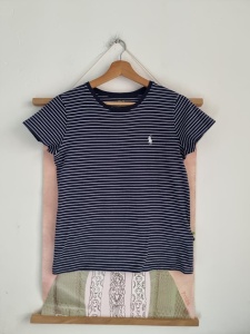 Polo ralph lauren XS/S t-shirt granatowy paski 