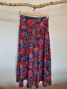 Spódnica vintage Laura Ashley S kolorowa 
