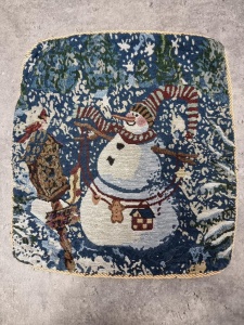 Poszewka na poduszkę bałwanek 