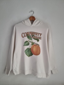 Holzweiler bluza biała pomarańcze L 40 