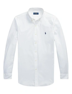Ralph Lauren koszula biała męska M slim  Fit Stretch Poplin Shirt