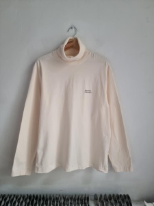 Holzweiler kremowy bawełniany golf L / XL bawełna organiczna ecru 