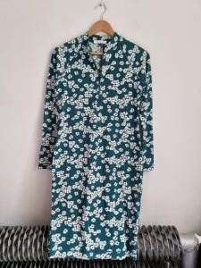 Samsoe Samsoe zhanna dress aop daisy S 36 sukienka w kwiaty acetat 