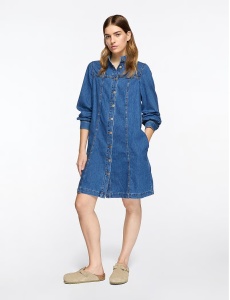 Moss copenhagen jeansowa sukienka S/M bawełna organiczna 