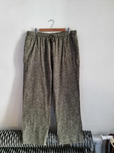 By lien XXL 44 bawełniane spodnie wzorzyste 