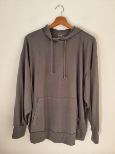 Oysho grafitowa bluza z kapturem XS modal 34