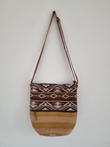 Fat face torba etno skórzany pas