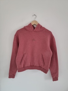 Holzweiler bluza brudny róż XS 34 kangurka krótka bluza z kapturem 