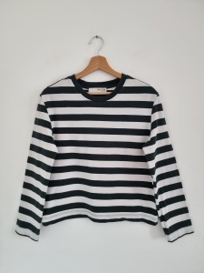 Selected femme S bluzka z długim rękawem w paski 