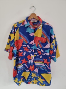 Koszula Vintage L wiskozowa in town 