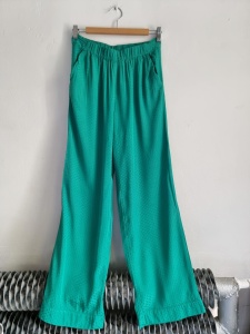 Resume M wiskozowe zielone spodnie harmonie pant 38